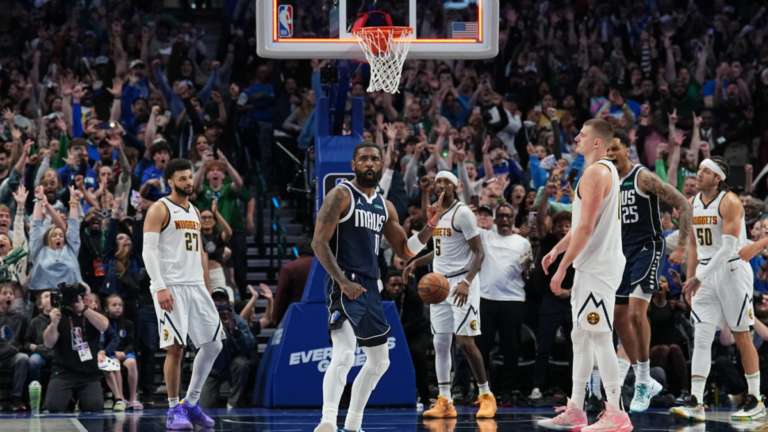 kyrie buzzer beater 2024 vs nuggets