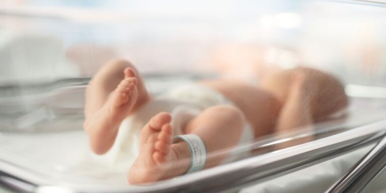 newborn baby in hospital