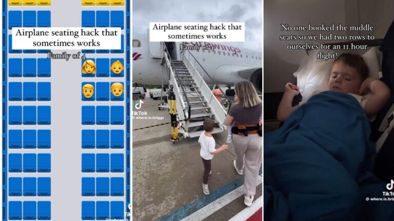 viral online airplane seat hack