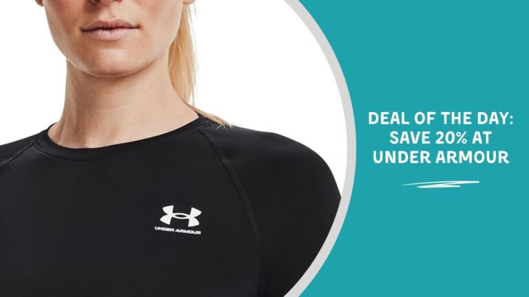 Deal of the Day Save 20 at Under Armour